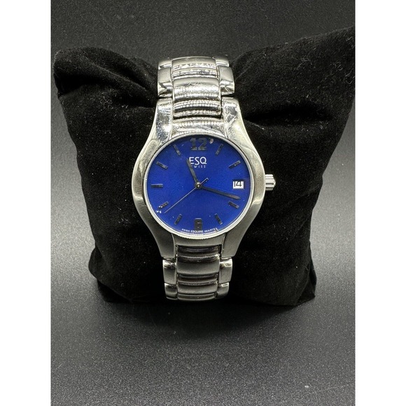 ESQUIRE ESQ Movado 100713 Swiss Quartz Stainless Steel Womens Bracelet Watch - Picture 1 of 9